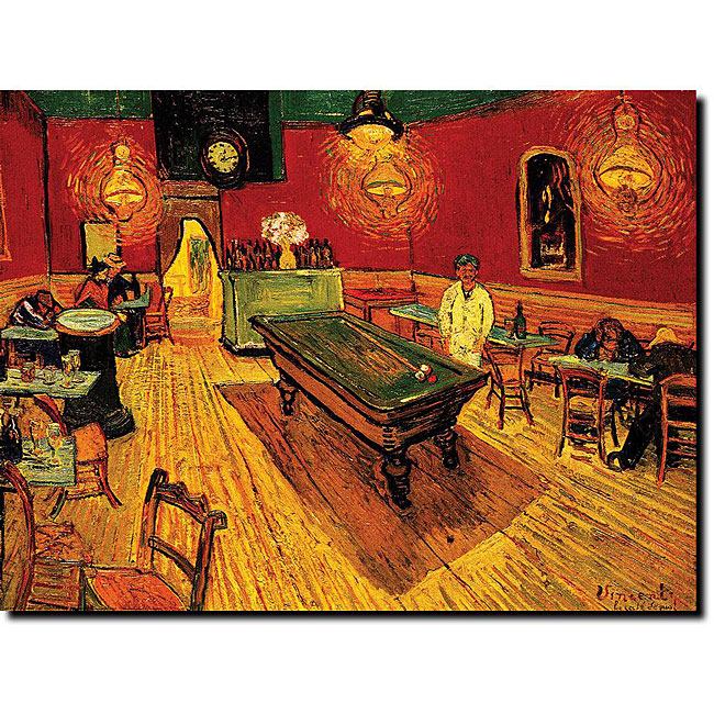 The Night Cafe-Vincent Van Gogh oil on canvas